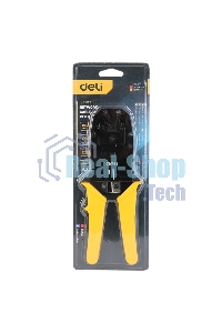 Обжимные клещи Deli DL2468C 8P(RJ-45), 6P(RJ-14 и RJ-12), 4P(RJ-9) 200мм