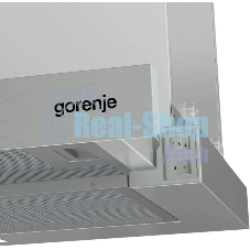 Вытяжка встраиваемая Gorenje TH60E5X черный управление: кнопочное (1 мотор)