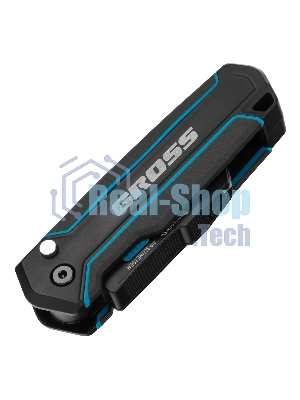 Нож-скребок складной Gross 78891, 19 мм, сменное лезвие, SK2, 5 запас. лезвий, алюмин. корпус, клипса