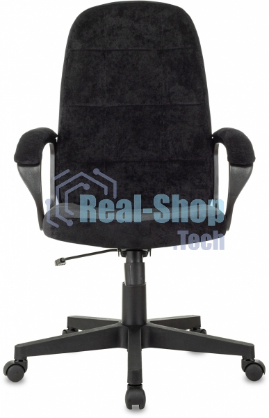 Кресло руководителя Бюрократ CH 002 Fabric черный Light-20 крестов. пластик