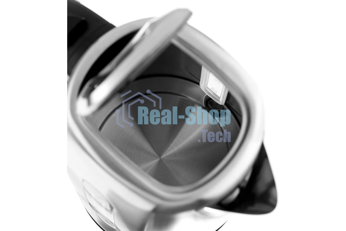 Чайник электрический BRAYER BR1014, 2200 Вт, 1,7 л, нержав.сталь, индикат. уровн. воды, автоотключ