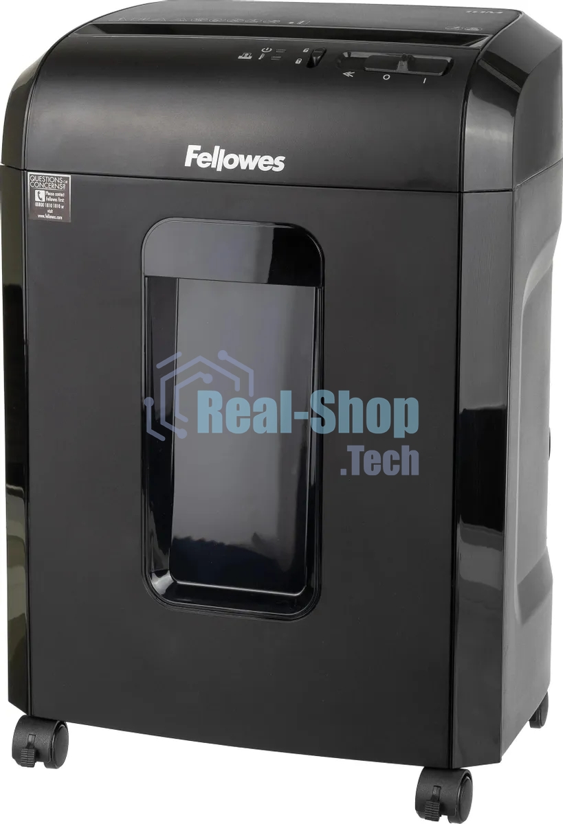 Шредер Fellowes Powershred 10M FS-4630601 DIN P-5, 2х15мм, 10лст., 19лтр., Safety Lock, с микрорезкой