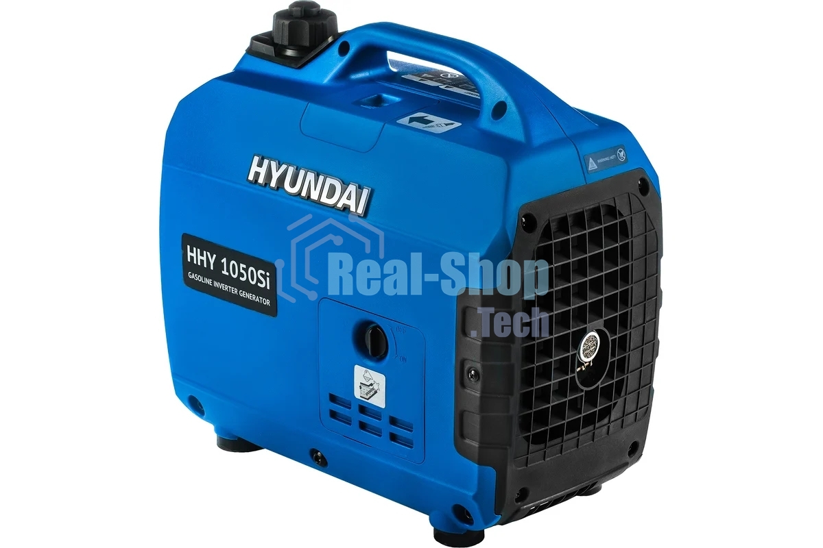 Электрогенератор бензиновый инверторный Hyundai HHY 1050Si, 1.2 кВт, 59 дБ, 12 кг