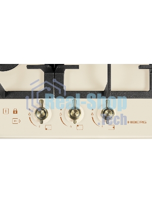 Варочная поверхность HIBERG VM 4535 Y, бежевый