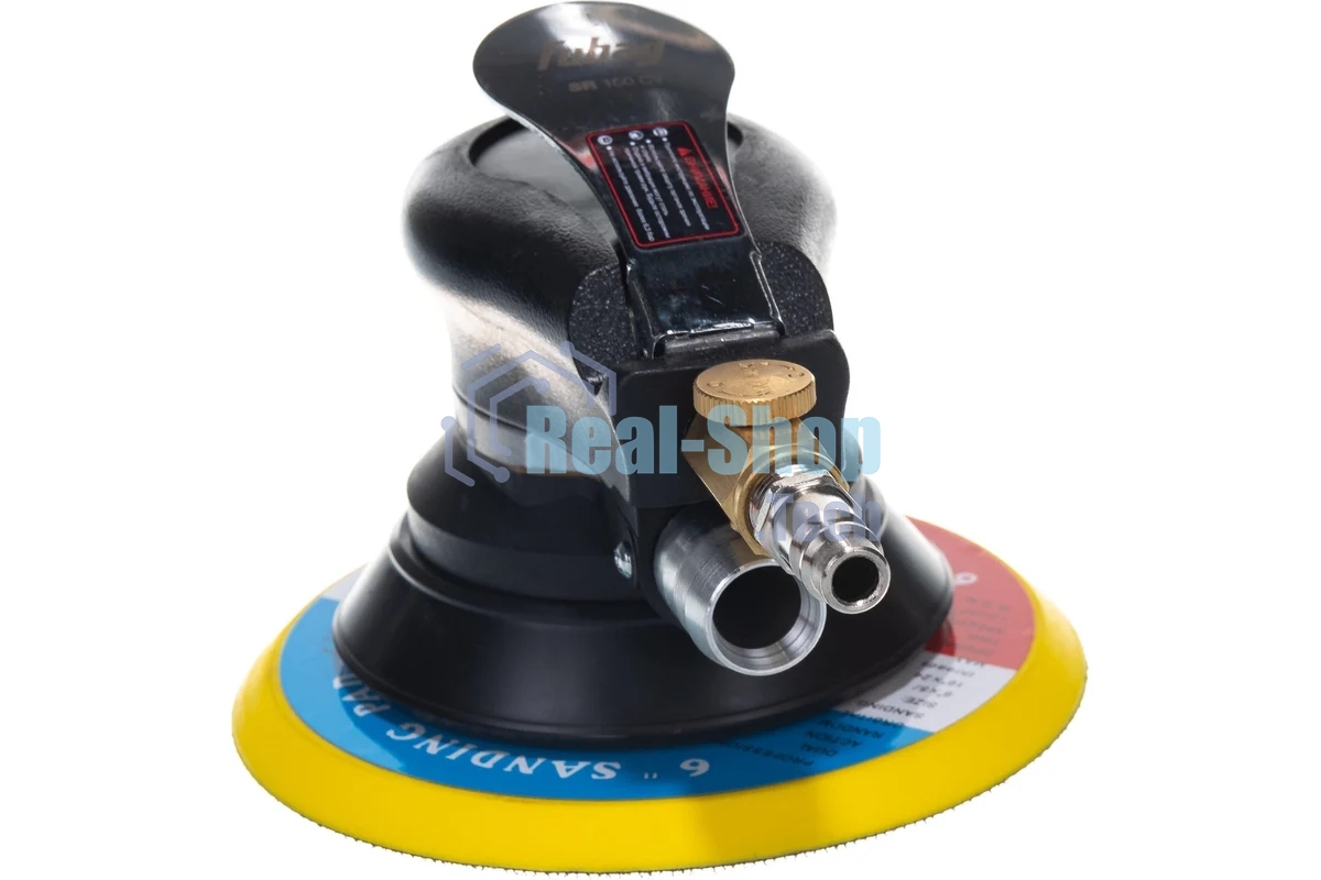 Пневмошлифмашина орбитальная SR150CV с пылеотводом c набором (140л/м 9000об мин 6.3 бар 150мм) 100182