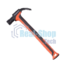 Молоток-гвоздодер Patriot NHF 450 S, кругл.боек 450 гр, 50-58 HRC, fiberglas+TPR рукоять, малый вес, компактный размер, антивибрацион.система, магнитный гвоздодержатель, покрытием PTFE (Teflon), 570 гр, 318 мм