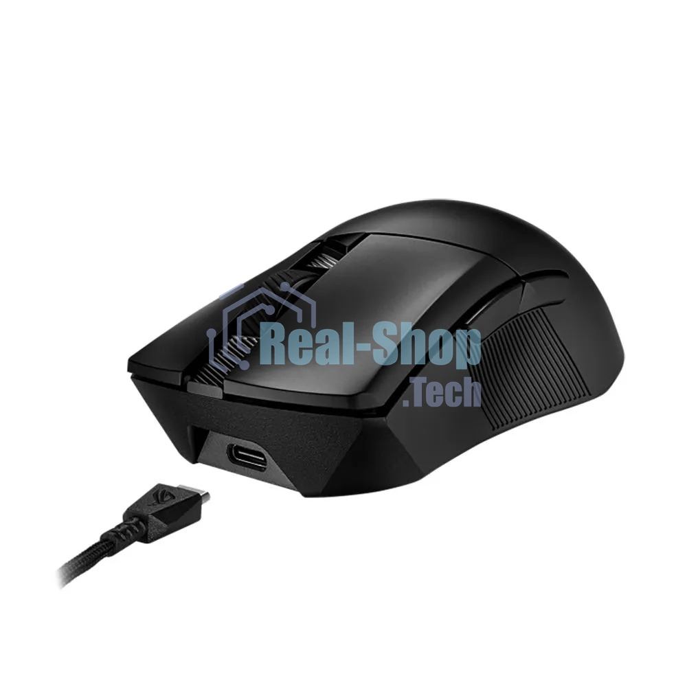 Мышь беспроводная/проводная ASUS P711 ROG Gladius III черный, 36000 dpi, радиоканал, Bluetooth, USB, кнопки - 6