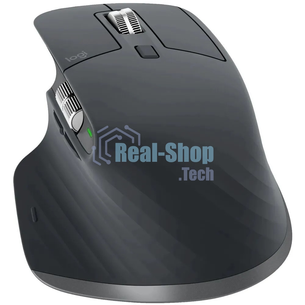 Мышь беспроводная Logitech MX Master 3s графитовый, 8000 dpi, радиоканал, Bluetooth, USB, кнопки - 7