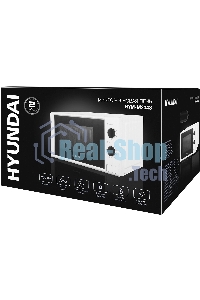 Микроволновая печь Hyundai HYM-M2048 белый, 20 л, 700 Вт, переключатели - поворотный механизм