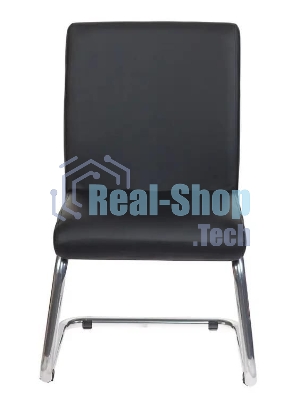 Кресло Бюрократ CH-250-V/BLACK черный, экокожа, 120 кг, механизм качания