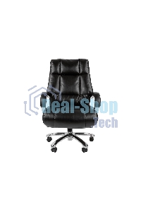 Кресло офисное Chairman 405 экокожа, хромированный металл, газпатрон 4 кл, ролики BIFMA 5,1, механизм качания