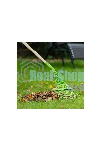 Грабли веерные стальные Palisad, 565 мм, 22 плоских зуба, эмалированные, усиленные, без черенка