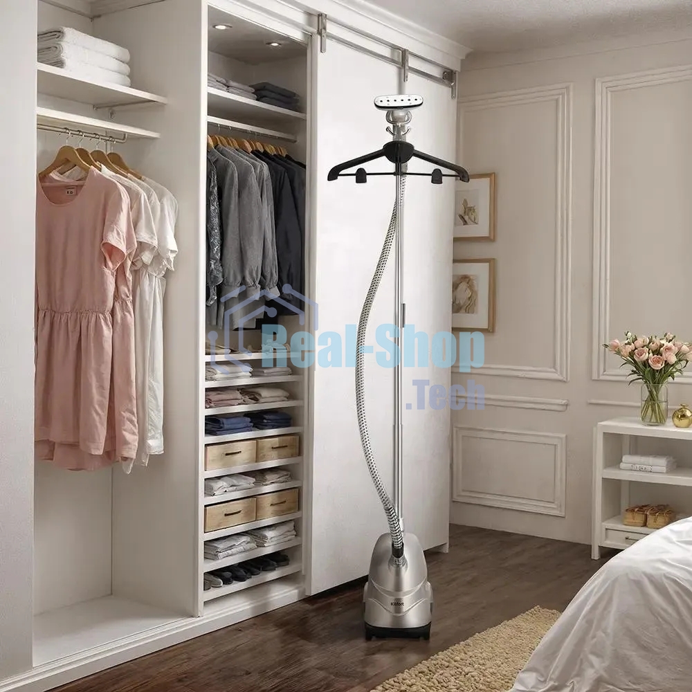 Отпариватель напольный Kitfort КТ-9354 1850Вт золотистый/черный