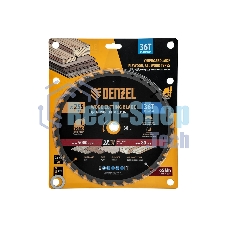 Пильный диск по дереву Denzel ф255 х 30мм, 36 зубьев 733627