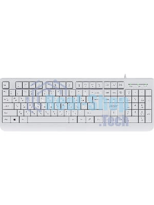 Клавиатура проводная Acer OKW400 белый USB Multimedia (ZL.KBDEE.01B) кабель 1.8м