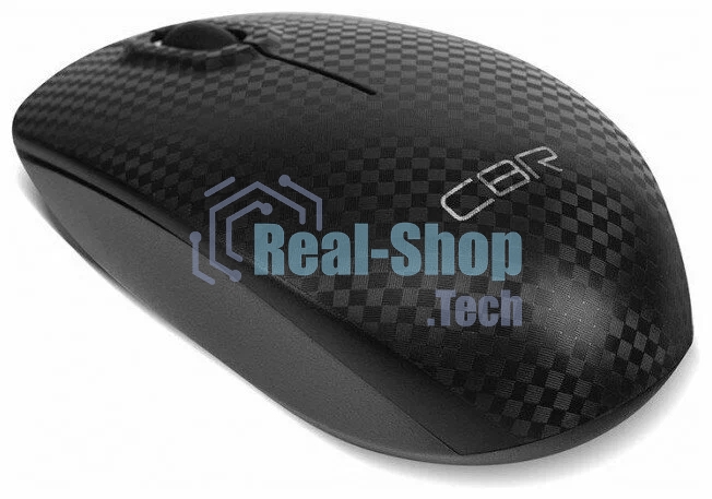 Мышь беспроводная CBR CM 499 Carbon черный, 1200 dpi, радиоканал, USB, кнопки - 3