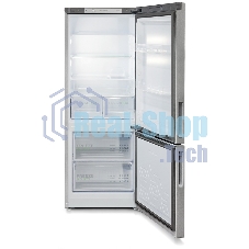 Холодильник Бирюса М6134 металлик двухкамерный 210/85 л морозилка снизу, автоматическое оттаивание