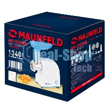Мясорубка электрическая Maunfeld MF-232WB 1340 Вт, голубой