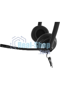 Гарнитура проводная YEALINK YHS34 Dual Дуо, Проводная, HD звук, QD, RJ9, шт