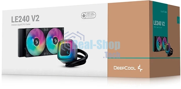 Система жидкостного охлаждения DeepСool LE240 V2 черный (R-LE240-BKAMMC-G-2)