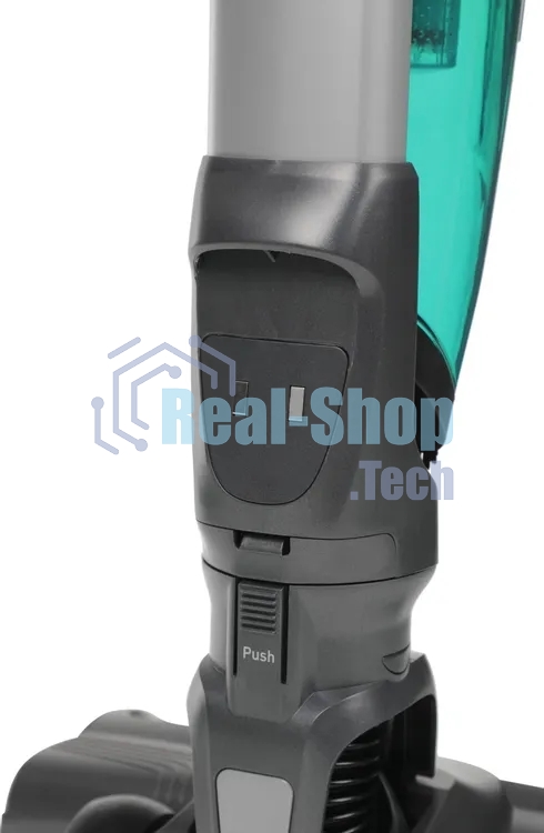 Пылесос вертикальный Tefal Xtrem Compact Essential TY1239WO лазурный/серый, питание от аккумулятора, 145 Вт, уборка сухая, пылесборник 0.4 л