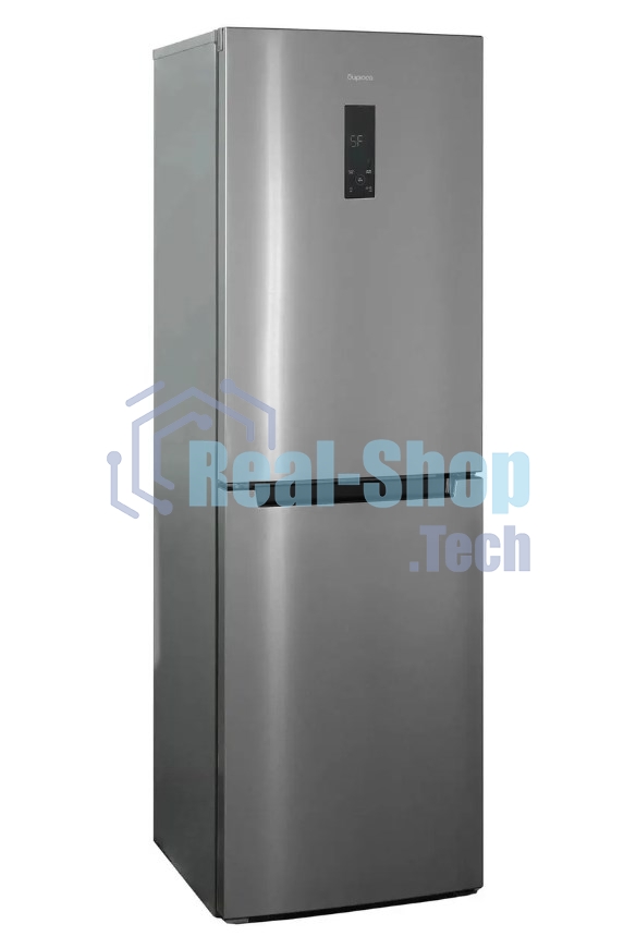 Холодильник Бирюса Б-I940NF нержавеющая сталь двухкамерный 210/130л морозилка снизу, No Frost