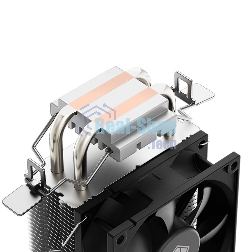 Кулер ID-COOLING SE-802-SD черный 80мм алюминий/медь 2200rpm 23db 3-pin 95W 116мм