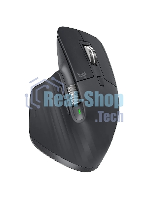 Мышь беспроводная Logitech MX Master 3s графитовый, 8000 dpi, радиоканал, Bluetooth, USB, кнопки - 7