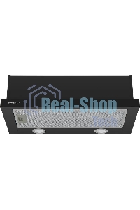 Вытяжка телескопическая HOMSair Flat 60 черный, 60 см, 520 куб. м/ч, 47 дБ