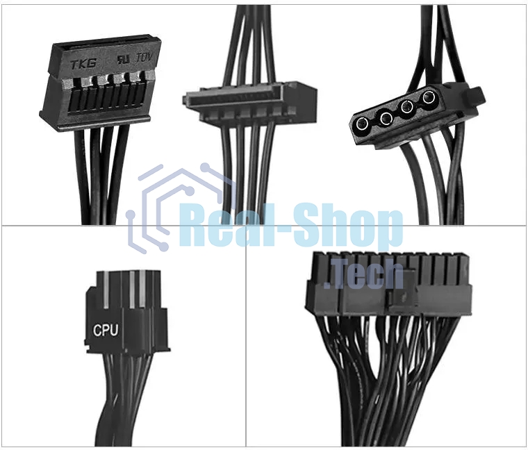 Блок питания KingPrice ATX 350W KPPSU350 (20+4pin) 120мм fan 2xSATA RTL
