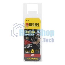 Коронка по металлу Denzel HSS, 28 мм, нитридтитановое покрытие