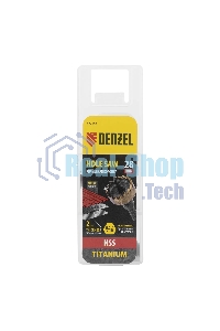 Коронка по металлу Denzel HSS, 28 мм, нитридтитановое покрытие