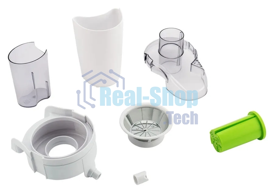 Соковыжималка центробежная Hyundai HY-JE1615 500Вт рез.сок.:400мл. белый/зеленый