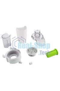 Соковыжималка центробежная Hyundai HY-JE1615 500Вт рез.сок.:400мл. белый/зеленый