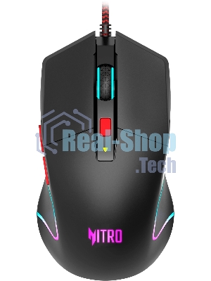 Мышь проводная Acer Nitro OMW301 черный, 7200 dpi, USB, кнопки - 6