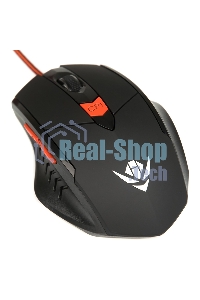 Мышь проводная Dialog MOG-11U Nakatomi Gaming - 6 кнопок + ролик, USB,черная