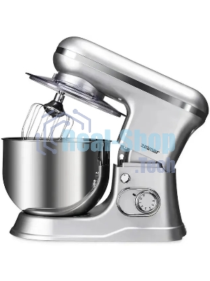 Миксер планетарный ZELMER ZKR1360 серебристый, 1200 Вт