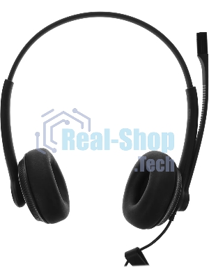 Гарнитура Yealink YHS34 Dual чёрный, проводная