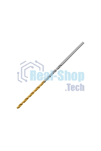 Сверло спиральное по металлу Denzel 2 х 86 мм Р6М5, Golden Tip, удлиненное, 2 шт.