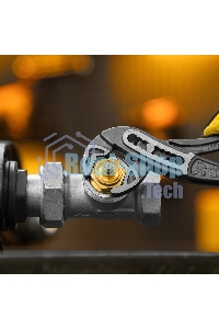 Клещи переставные Denzel обливные рукоятки, 180 мм