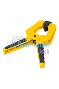 Струбцина клещеобразная Denzel усиленная 65 х 50 мм, двухкомпонентные рукоятки