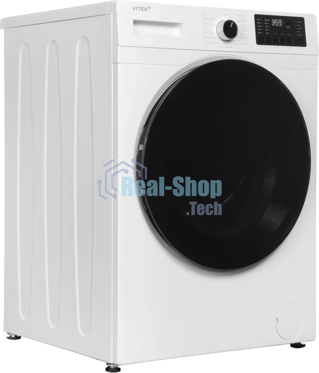 Стиральная машина Vitek VT-WFE9201 белый, загрузка фронтальная 10.5 кг, 1200 об/мин, класс A+++