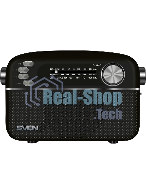 Радиоприемник SVEN SRP-505 (4 Вт, FM/AM/SW, USB, SD/microSD, Bluetooth, 1200 мА·ч)черный