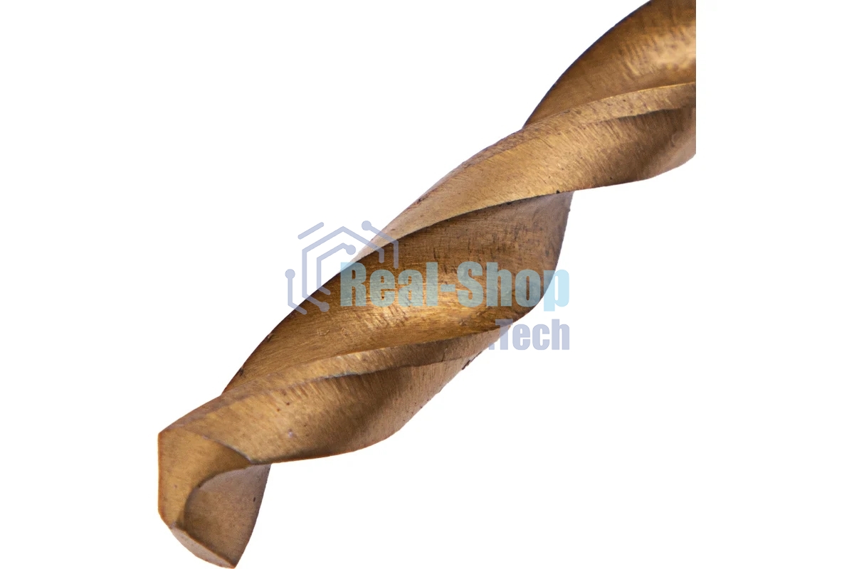 Набор нитридтитан Сибртех, сверл по металлу, 1,5-6,5мм НSS,13 шт