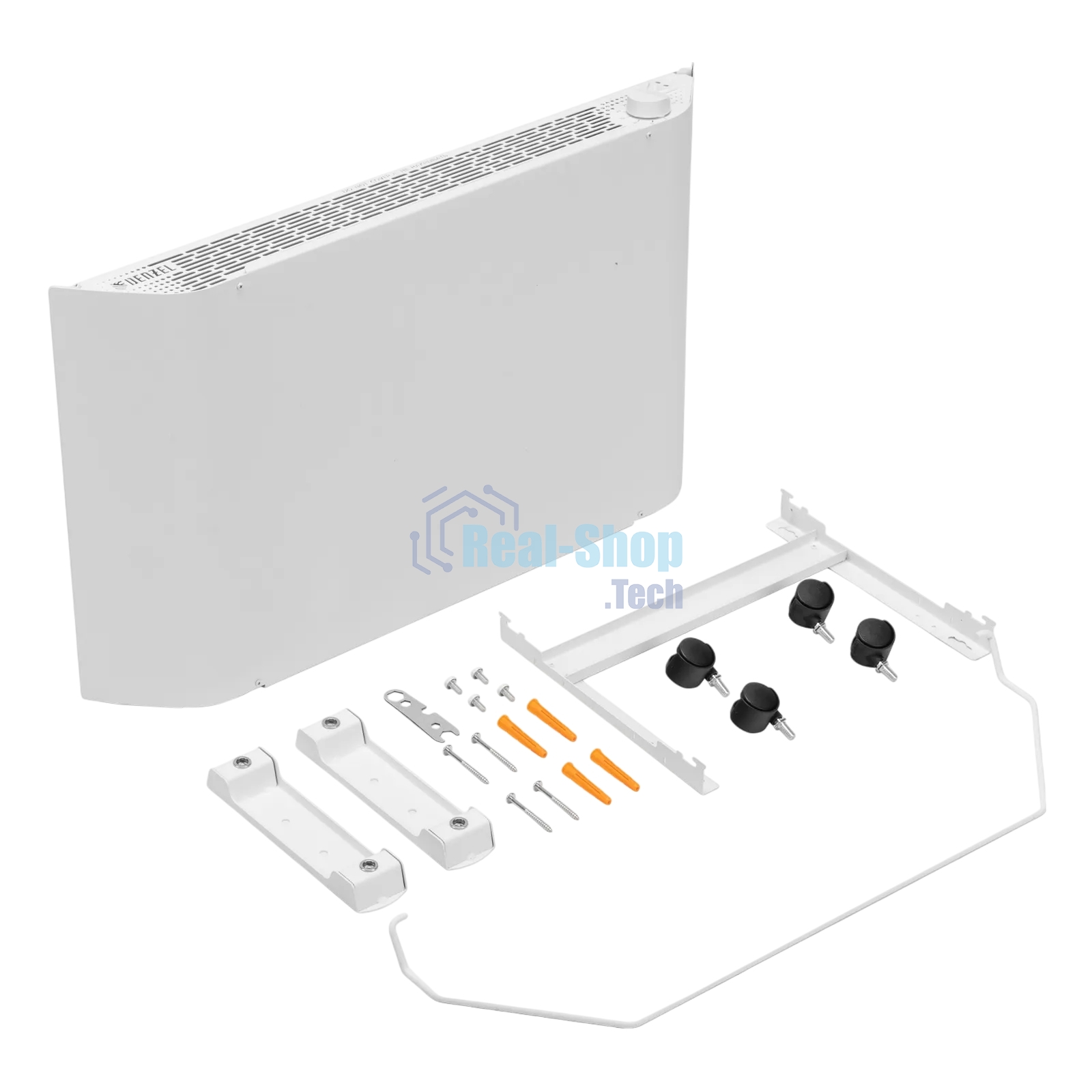 Конвектор Denzel XCE-1500 белый, 1500 Вт, 20 м2, термостат