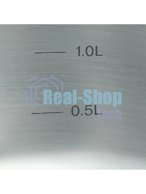 Кастрюля Rondell Etery RDS-1600 5.1 л. d=24 см (с крышкой) сталь