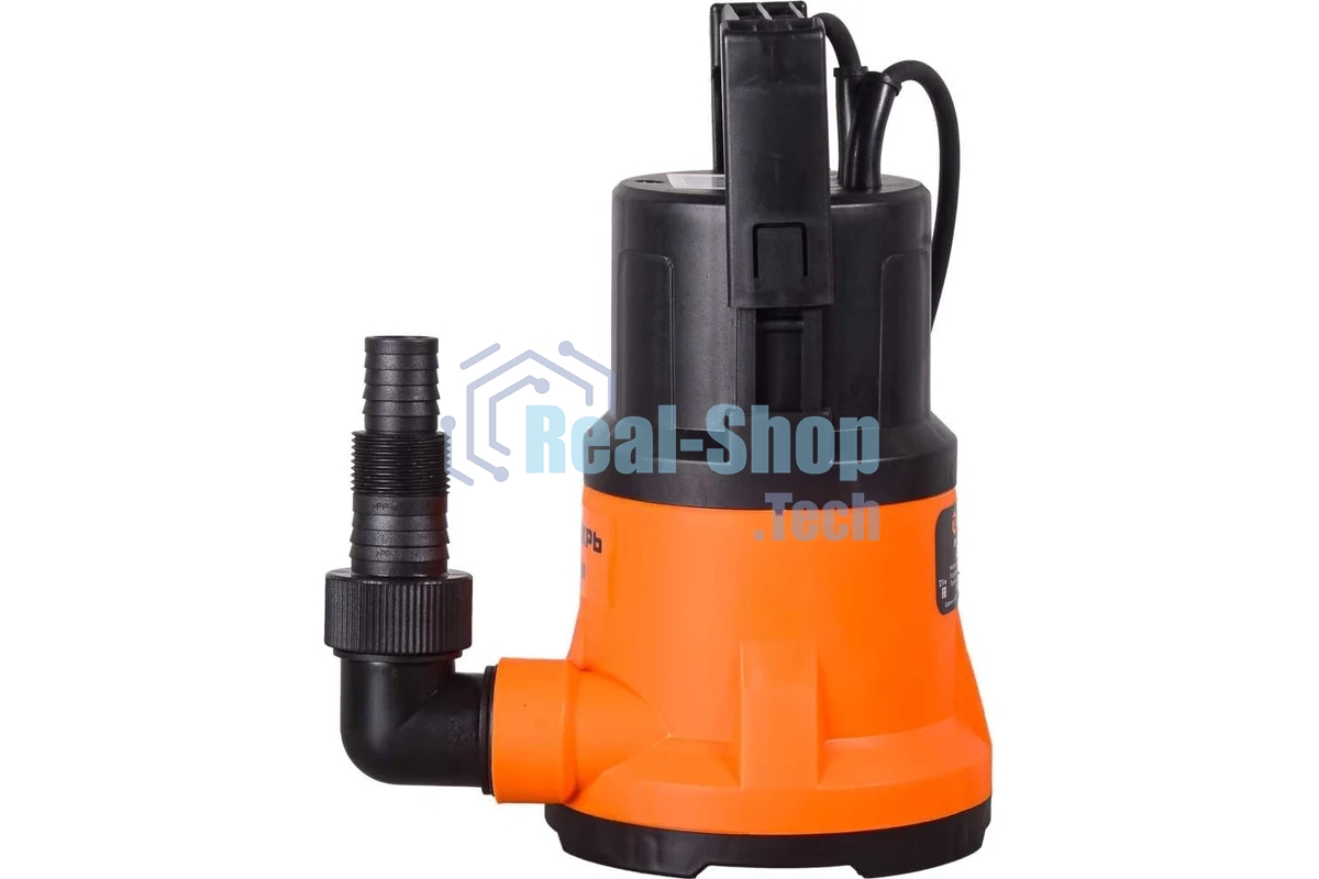 Дренажный насос Вихрь ДН-400 68/2/1 400 вт, глуб-8 м, max-11,3 м/час,частицы-5 мм