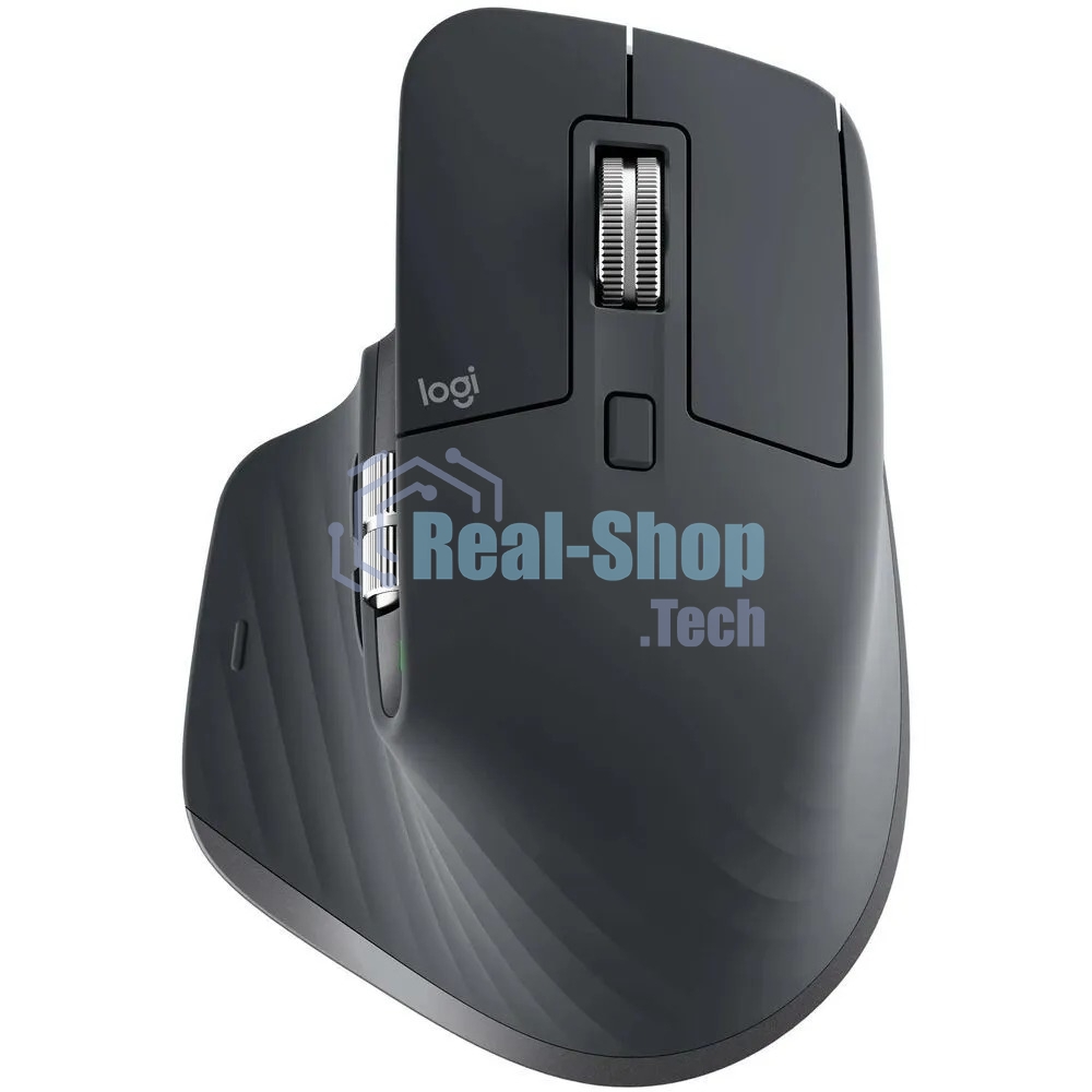 Мышь беспроводная Logitech MX Master 3s графитовый, 8000 dpi, радиоканал, Bluetooth, USB, кнопки - 7
