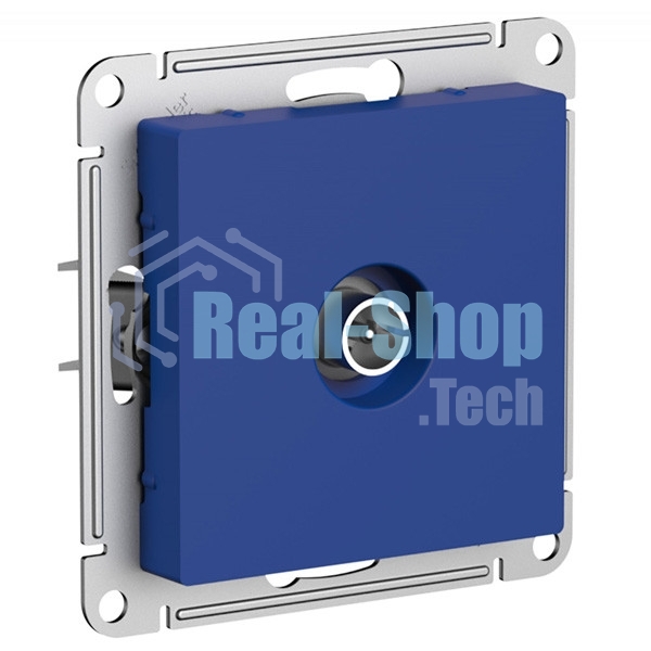 Антенна TV AtlasDesign коннектор механизм аквамарин SE