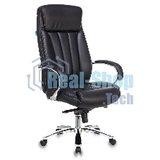 Кресло Бюрократ T-9922SL/BLACK черный, кожа